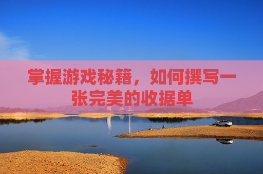 掌握游戏秘籍，如何撰写一张完美的收据单