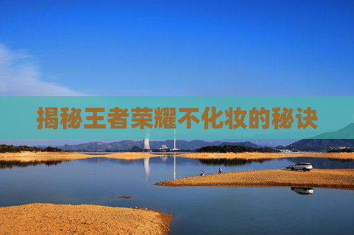 揭秘王者荣耀不化妆的秘诀