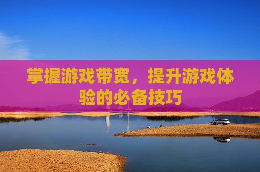 掌握游戏带宽，提升游戏体验的必备技巧