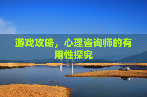 游戏攻略，心理咨询师的有用性探究