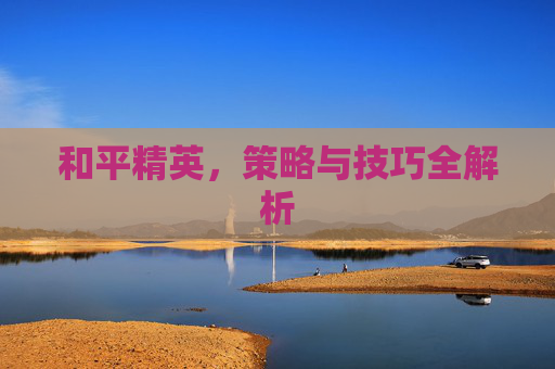 和平精英，策略与技巧全解析