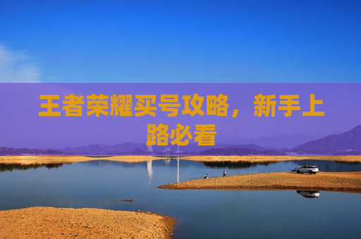 王者荣耀买号攻略，新手上路必看