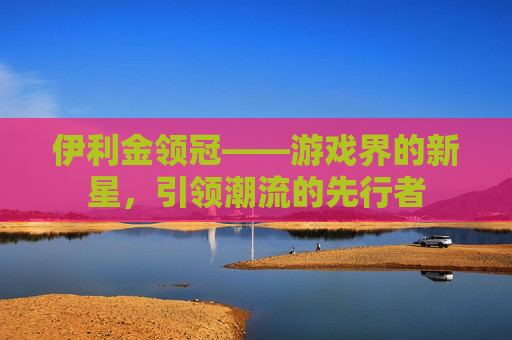 伊利金领冠——游戏界的新星，引领潮流的先行者