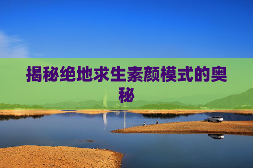 揭秘绝地求生素颜模式的奥秘 揭秘绝地求生素颜模式的奥秘