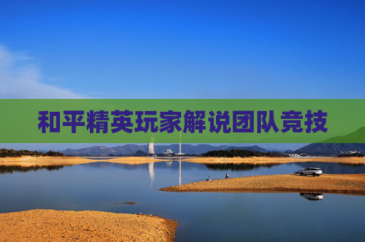 和平精英玩家解说团队竞技 和平精英玩家解说团队竞技