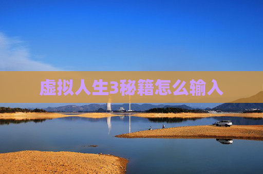 虚拟人生3秘籍怎么输入 虚拟人生3秘籍怎么输入