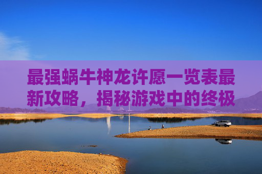最强蜗牛神龙许愿一览表最新攻略，揭秘游戏中的终极愿望