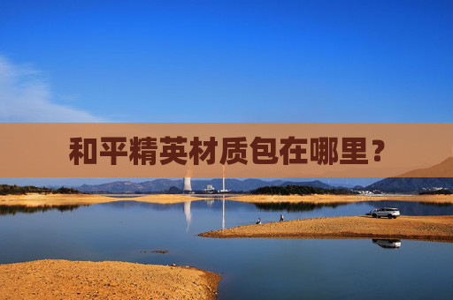 和平精英材质包在哪里? 和平精英材质包在哪里?