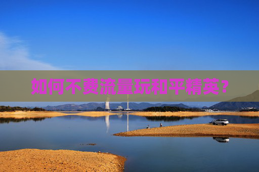 如何不费流量玩和平精英? 如何不费流量玩和平精英?